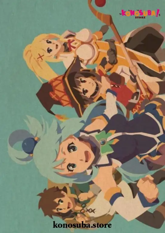 Poster film Konosuba: Crimson Legend