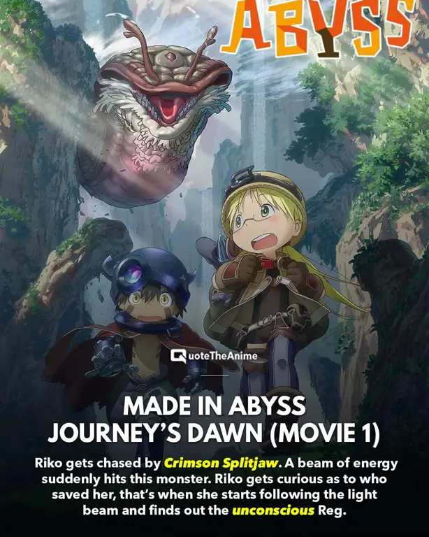 Poster film Made in Abyss