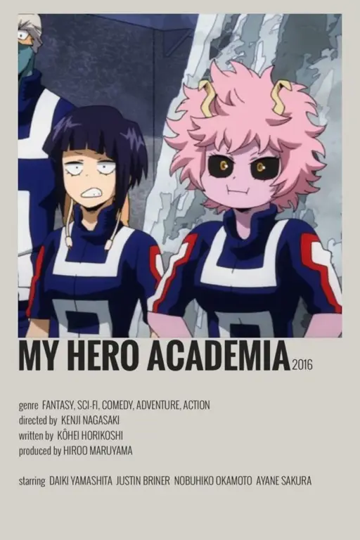 Poster film Boku no Hero Academia: Dua Pahlawan