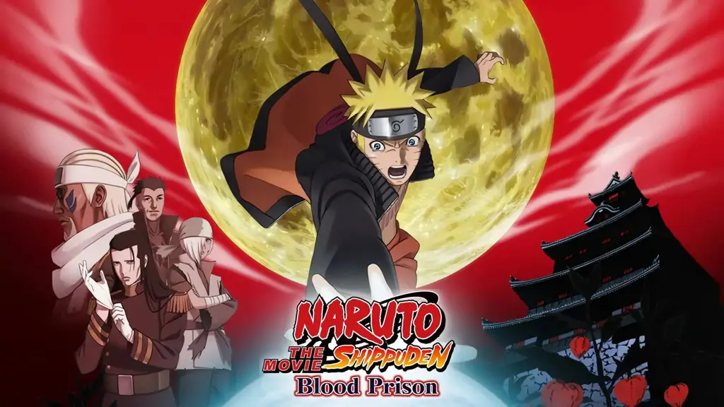 Poster film Naruto Shippuden the Movie 5: Blood Prison