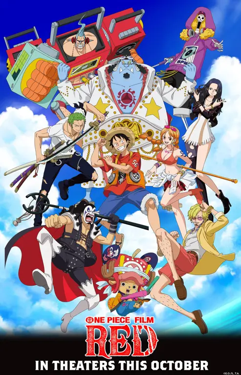 Poster Film One Piece Film: Red