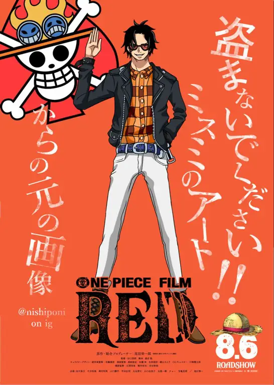 Poster Film One Piece Film: Red