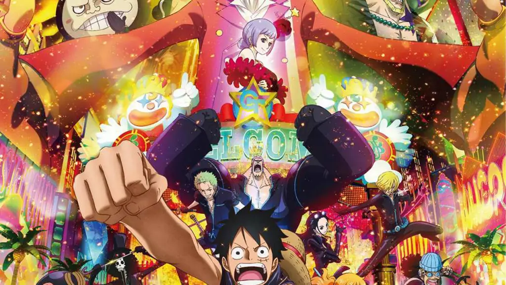 Poster film One Piece Movie Gold