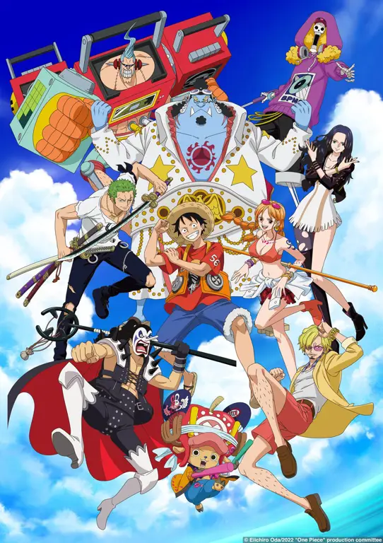 Poster Film One Piece Red dengan subtitle Indonesia