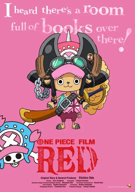 Poster film One Piece Red