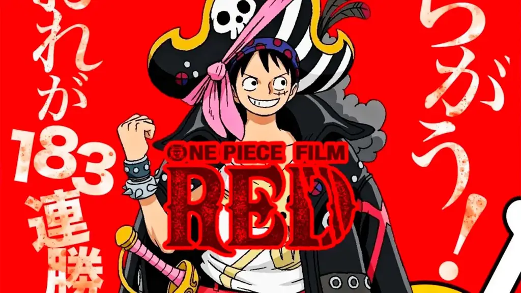 Poster film One Piece Red