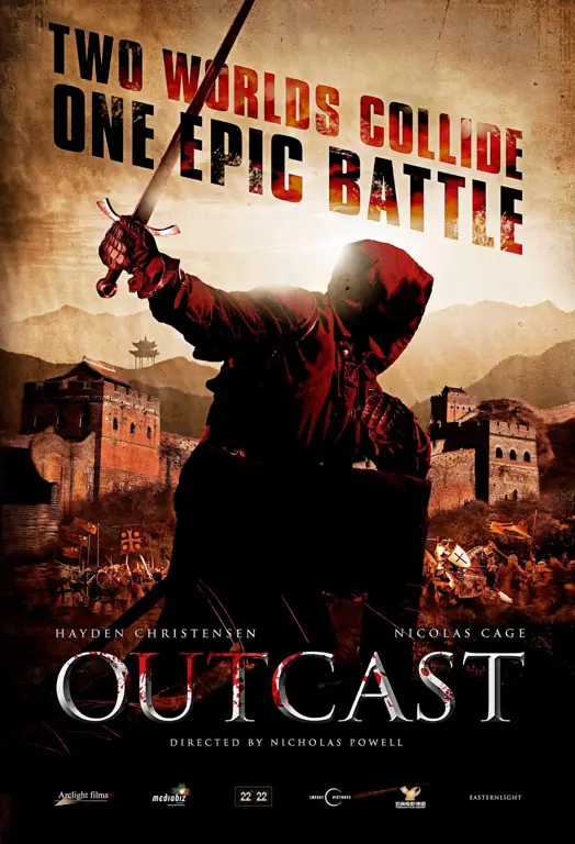 Poster film Outcast yang menegangkan Poster film Outcast