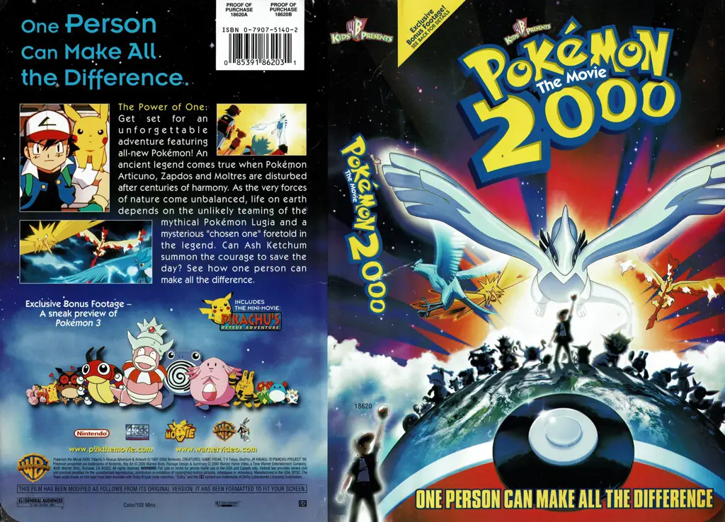 Poster film Pokemon The Movie 2000