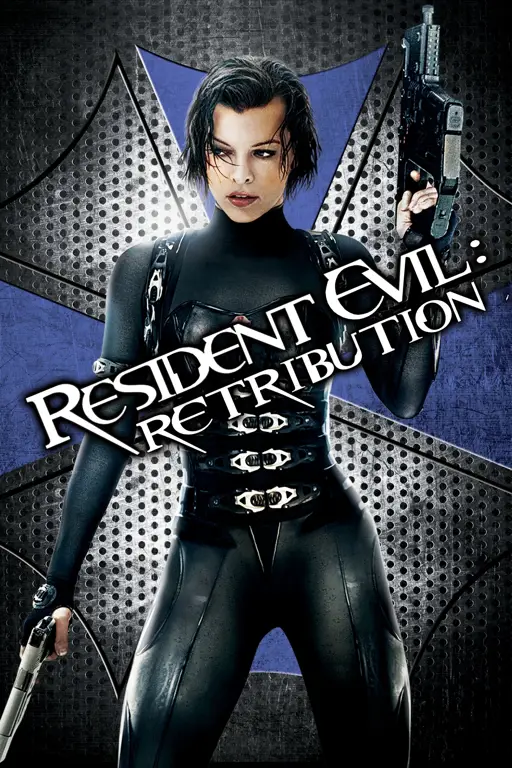 Poster film Resident Evil dengan subtitle Indonesia