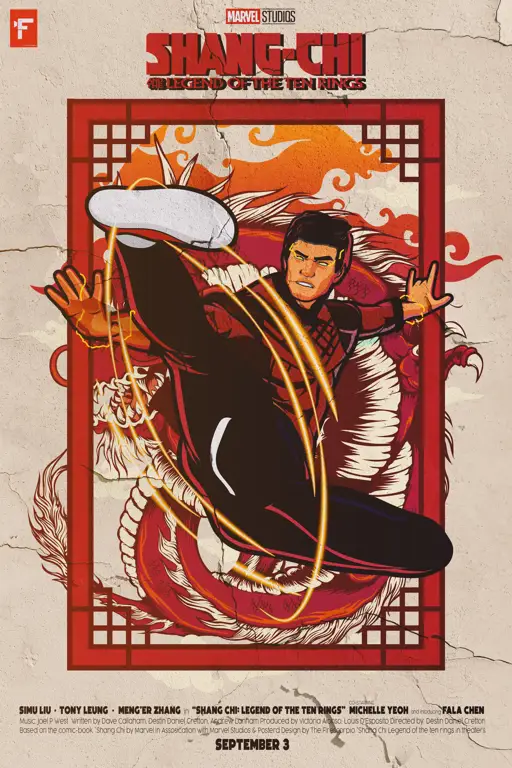 Poster film Shang-Chi dan Legenda Sepuluh Cincin