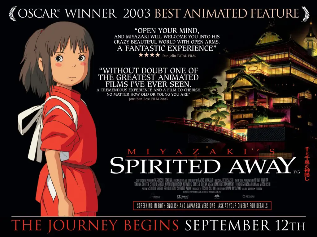 Poster film animasi Spirited Away