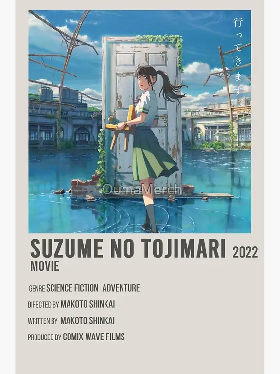 Poster film Suzume no Tojimari