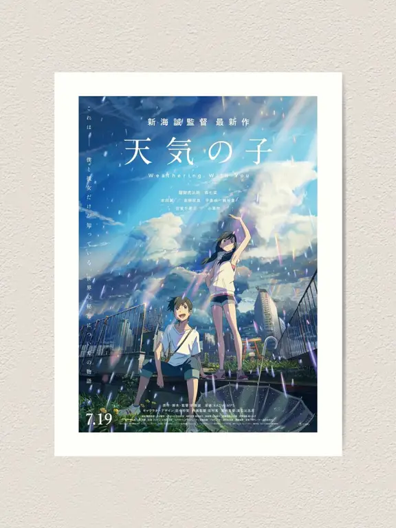 Poster film Tenki no Ko