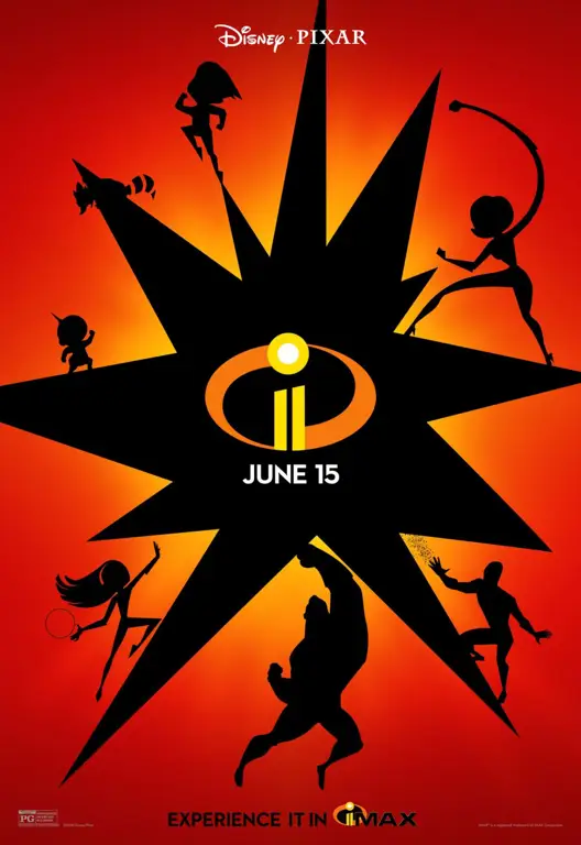 Poster film The Incredibles 2