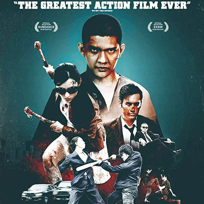 Poster film The Raid 2 dengan subtitle Indonesia