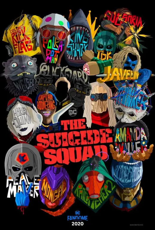 Poster film The Suicide Squad 2021