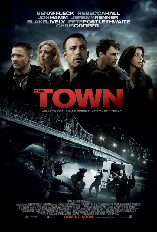 Poster film The Town berbahasa Indonesia