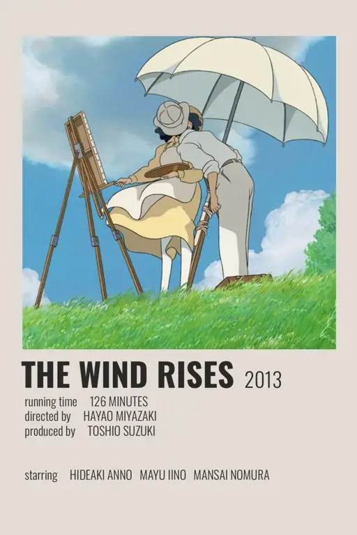 Poster film The Wind Rises