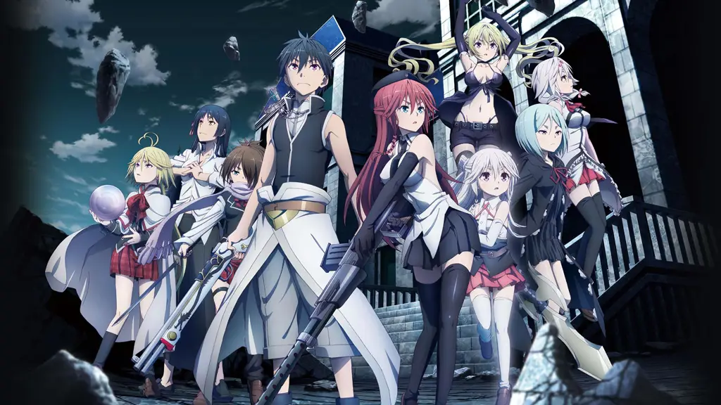 Poster film Trinity Seven: Eternity Library and Alchemic Girl