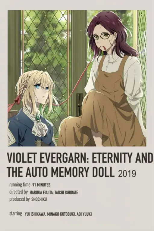 Poster film Violet Evergarden