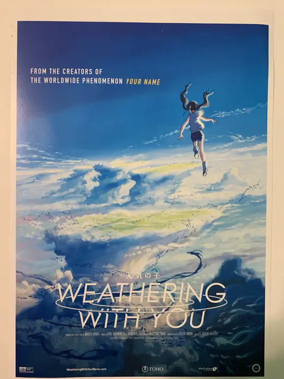 Poster film Weathering With You