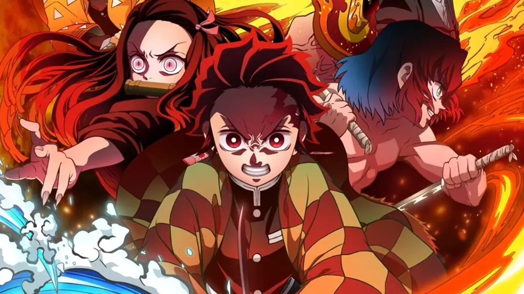 Poster film Kimetsu no Yaiba Mugen Train