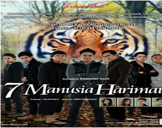 Poster resmi film 7 Manusia Harimau New Generation.