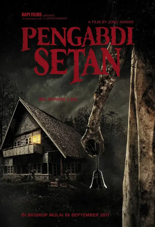 Poster-poster film Indonesia dengan warna-warna cerah