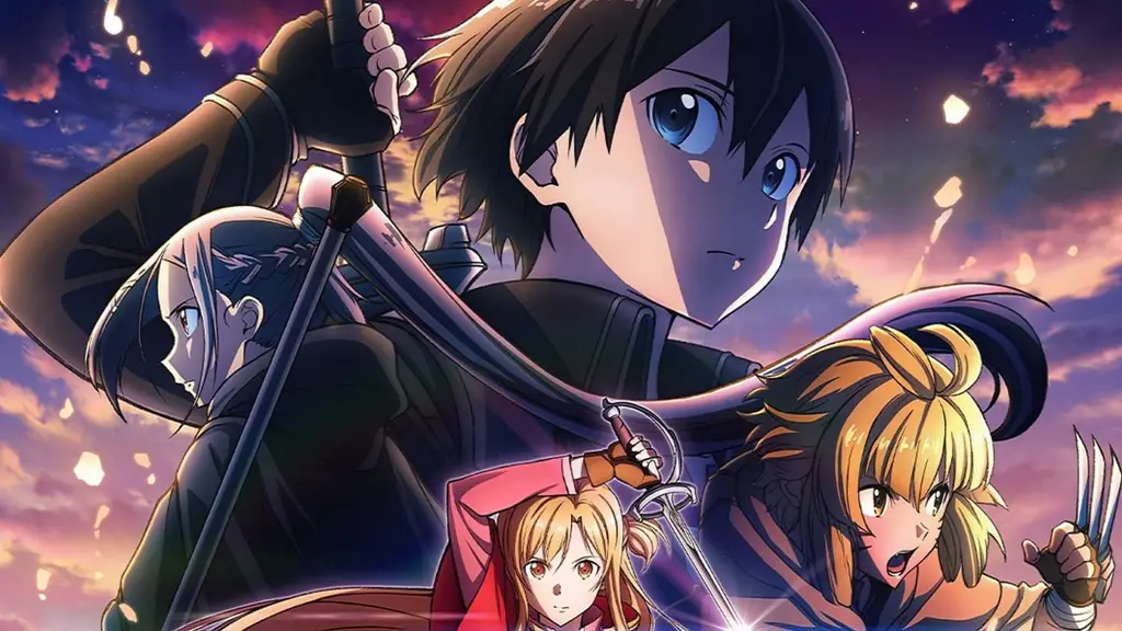 Poster resmi film Sword Art Online Progressive: Scherzo of Deep Night