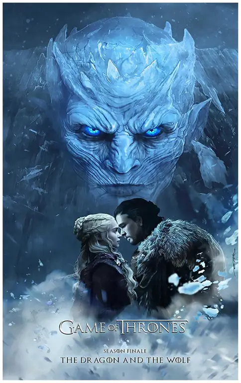 Poster Game of Thrones dengan subtitle Indonesia