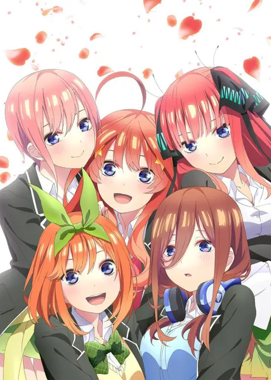 Poster Go Toubun no Hanayome Season 2 Gambar kunci dari Go Toubun no Hanayome Season 2