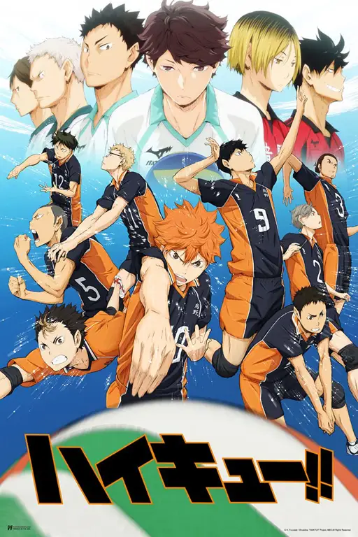 Gambar ilustrasi kunci dari Haikyuu!! Season 1