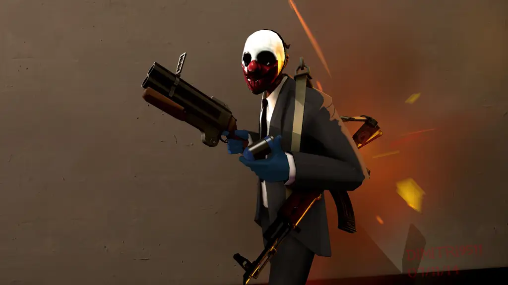 Poster Hewan Lucu di Payday 2