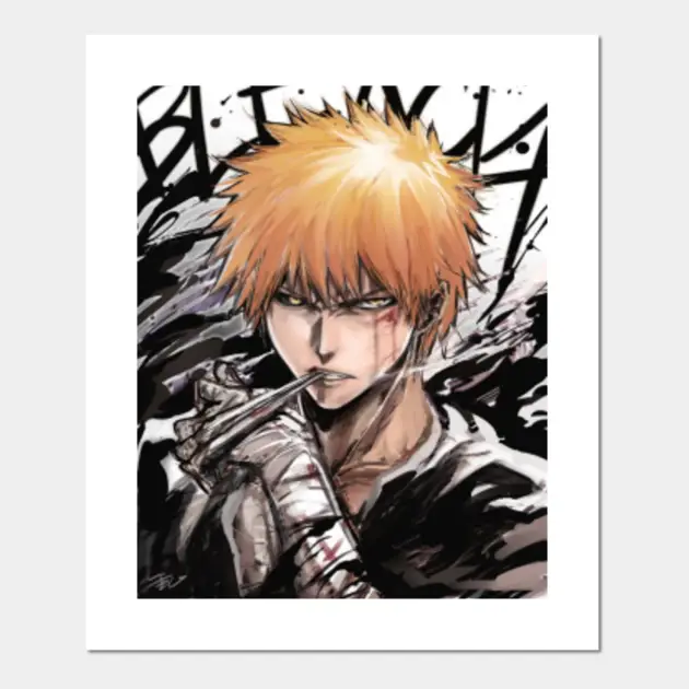 Poster Bleach menampilkan Ichigo Kurosaki