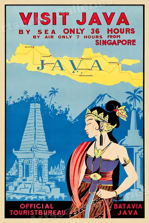 Poster lawas tentang Jakarta