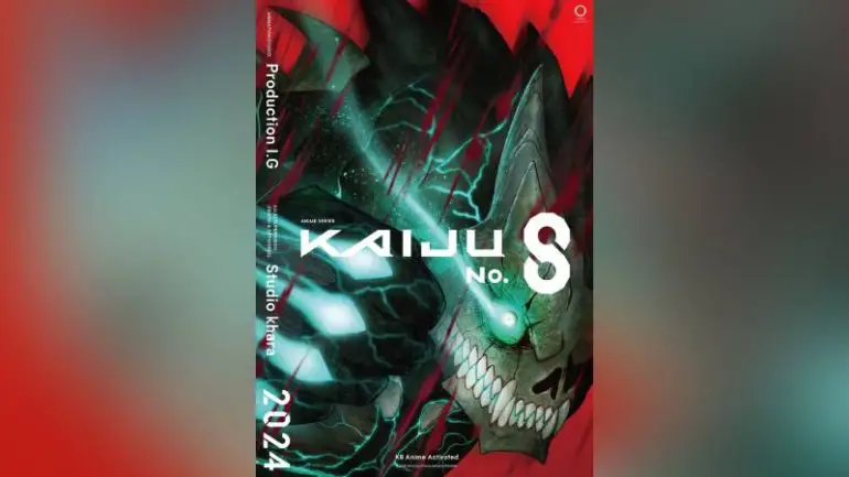 Poster resmi anime Kaiju No. 8