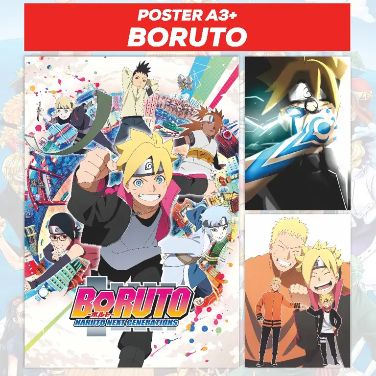 Poster karakter Boruto