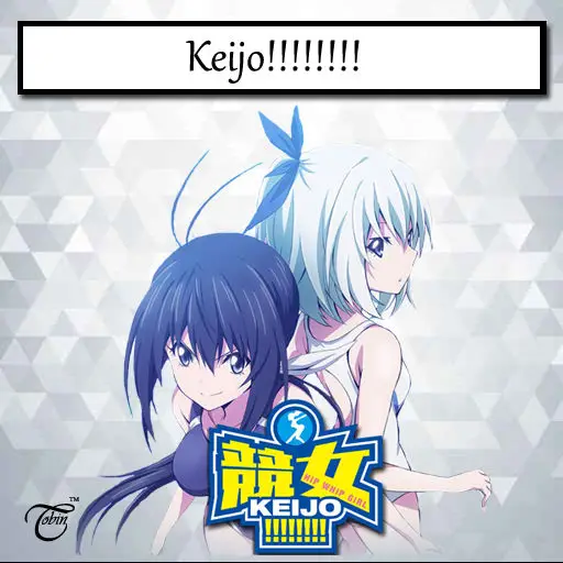 Poster anime Keijo yang menampilkan karakter-karakter utamanya.