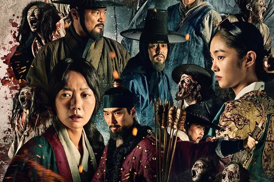 Poster Kingdom season 2 yang menampilkan para pemain utama dan suasana menegangkan