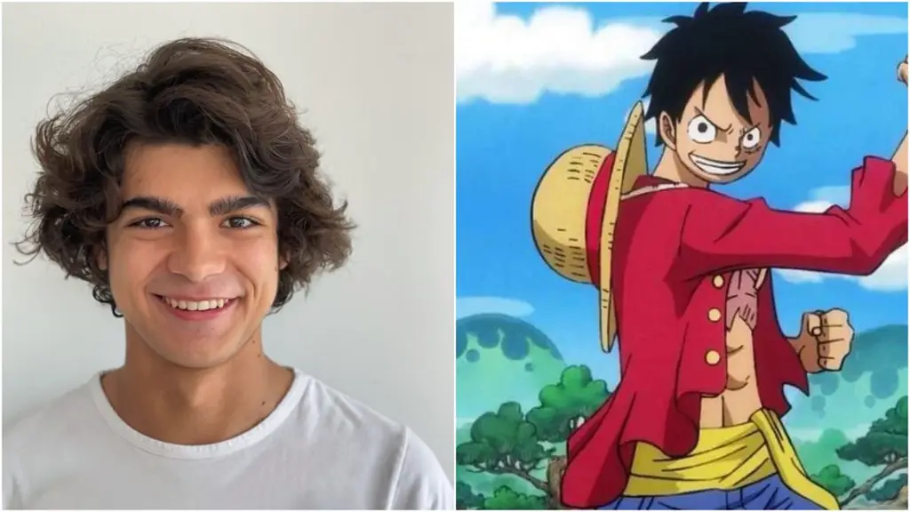 Poster Luffy dalam serial One Piece live action Luffy dalam versi live action One Piece