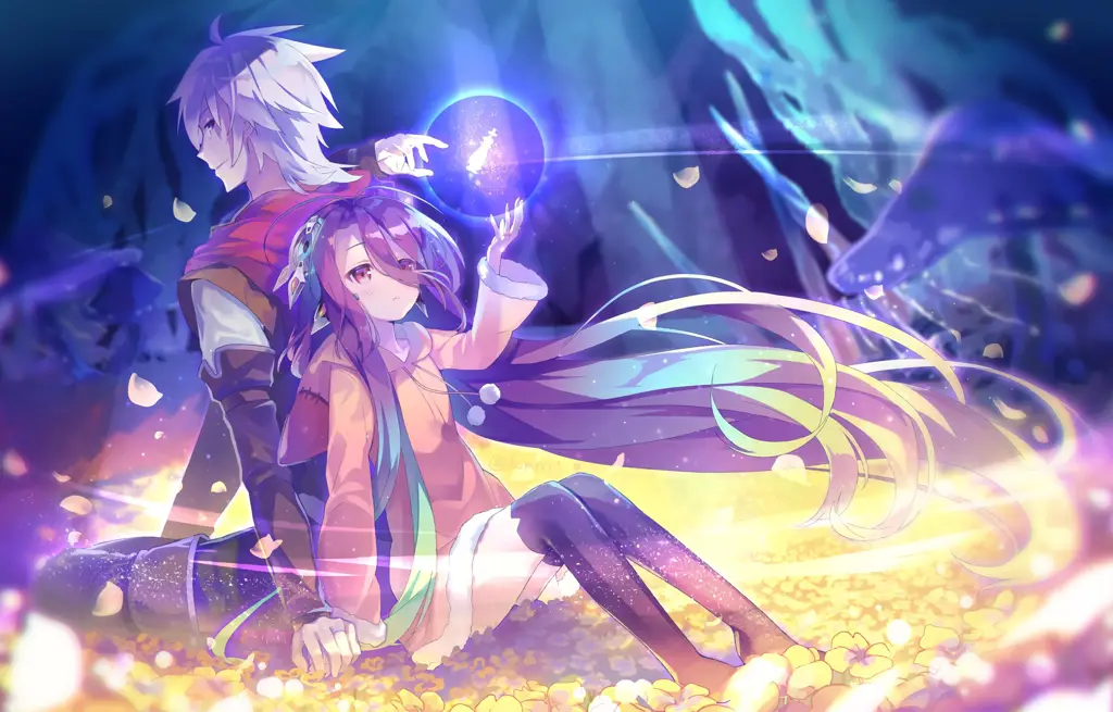 Gambar utama dari film No Game No Life Zero