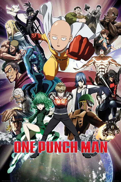 Poster anime One Punch Man