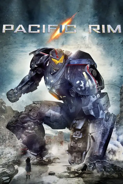 Poster film Pacific Rim dengan subtitle Indonesia