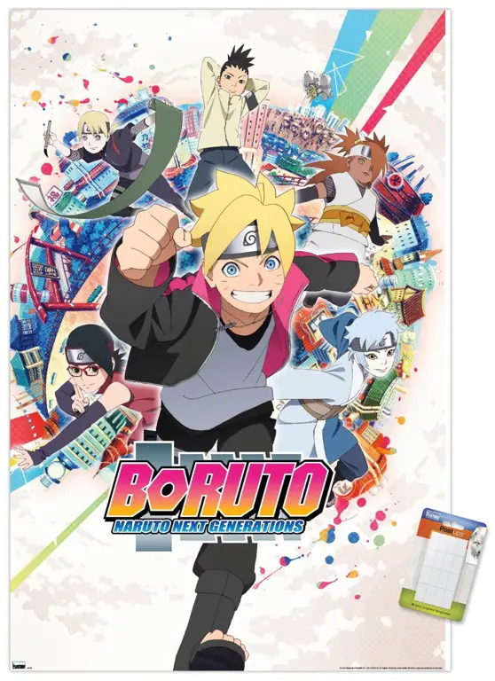 Gambar promosi anime Boruto