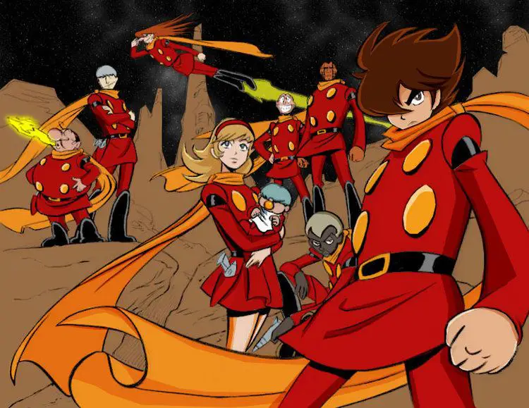 Poster resmi anime Cyborg 009 tahun 1979