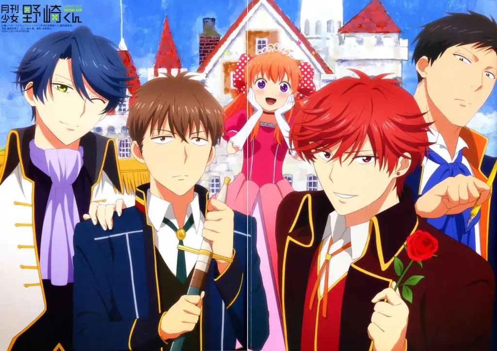 Poster promosi anime Gekkan Shoujo Nozaki-kun Poster anime Gekkan Shoujo Nozaki-kun