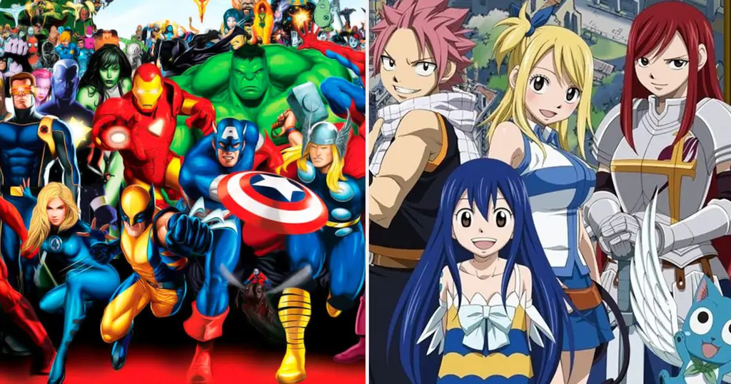 Poster promosi anime Marvel