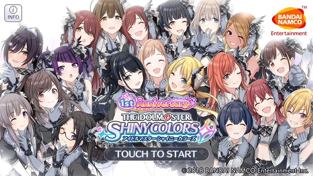 Poster promosi anime The Idolm@ster Shiny Colors