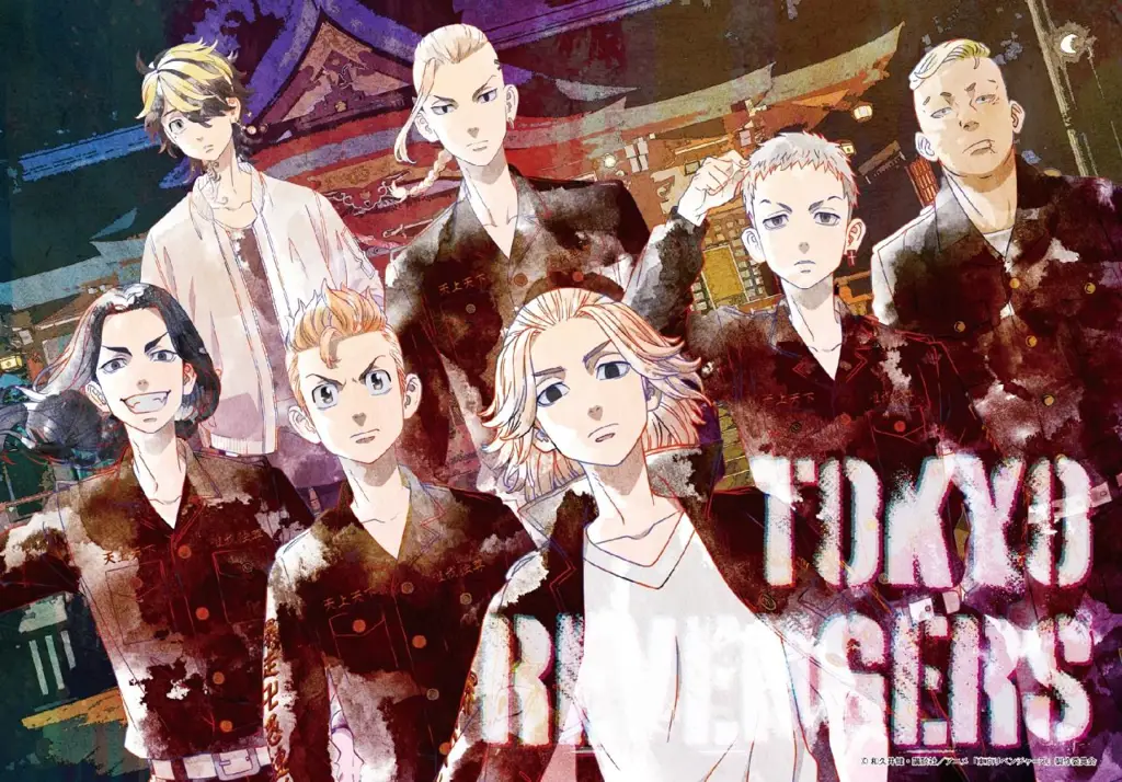 Poster promosi anime Tokyo Revengers Poster anime Tokyo Revengers