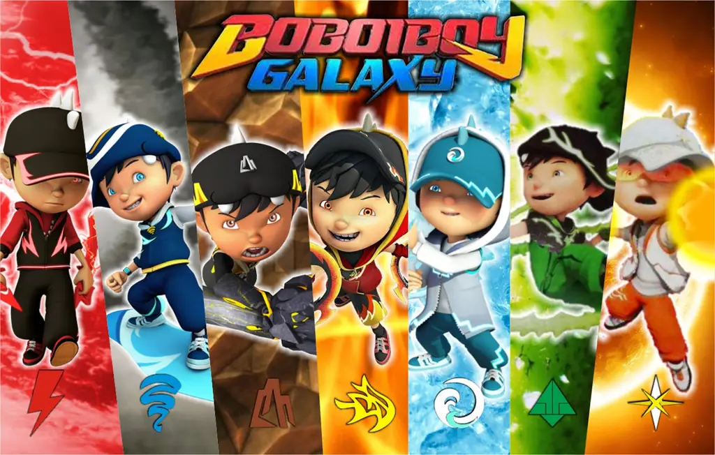 Poster resmi Boboiboy Galaxy